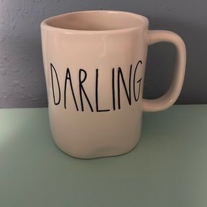 EUC Rae Dunn Mug “darling” large letter